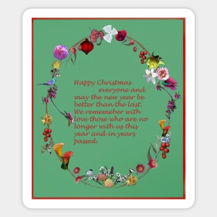 Christmas card Sticker